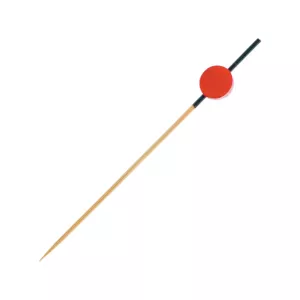 Pics cylindre rouge 12cm bois